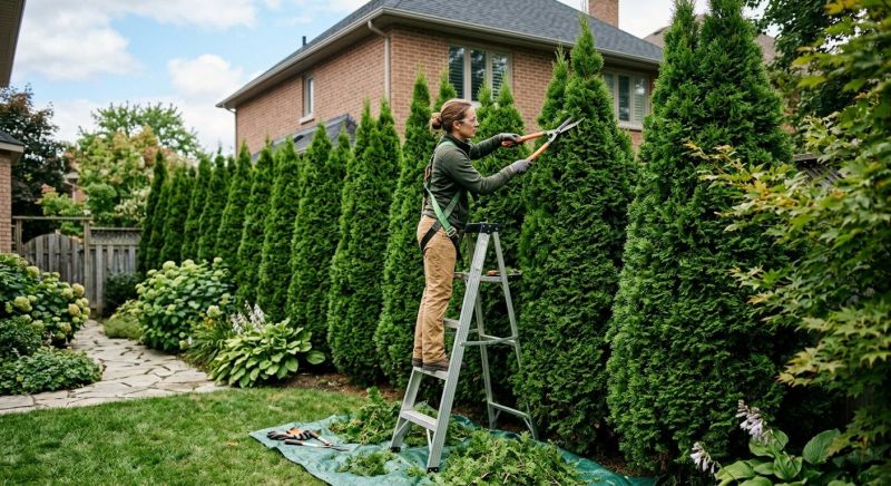 Arborvitae Pruning in Aiken, SC