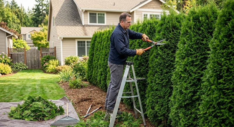 Juniper Pruning in Aiken, SC